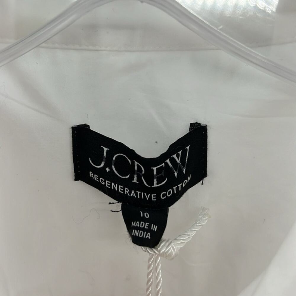 J. Crew White Midi Shirt Dress - Picture 5 of 11